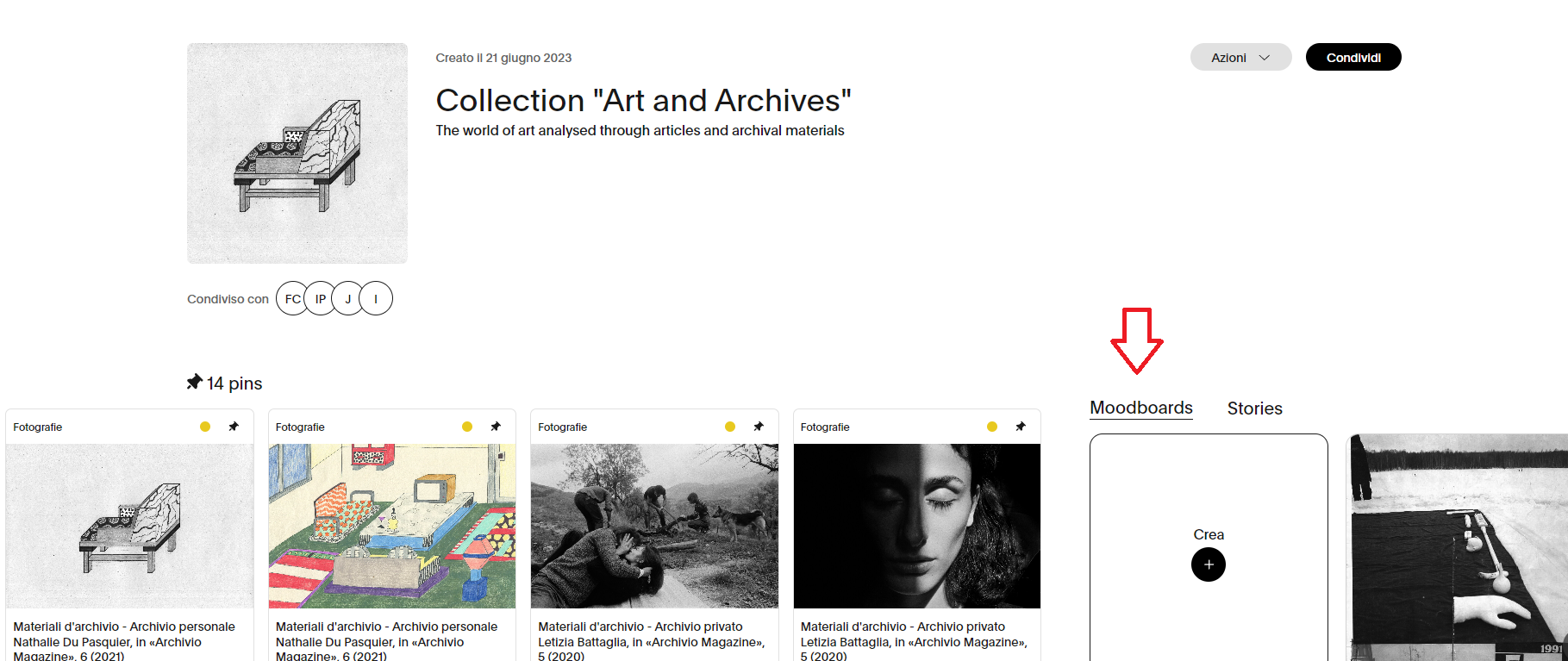 immagine collezione moodboards